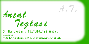 antal teglasi business card